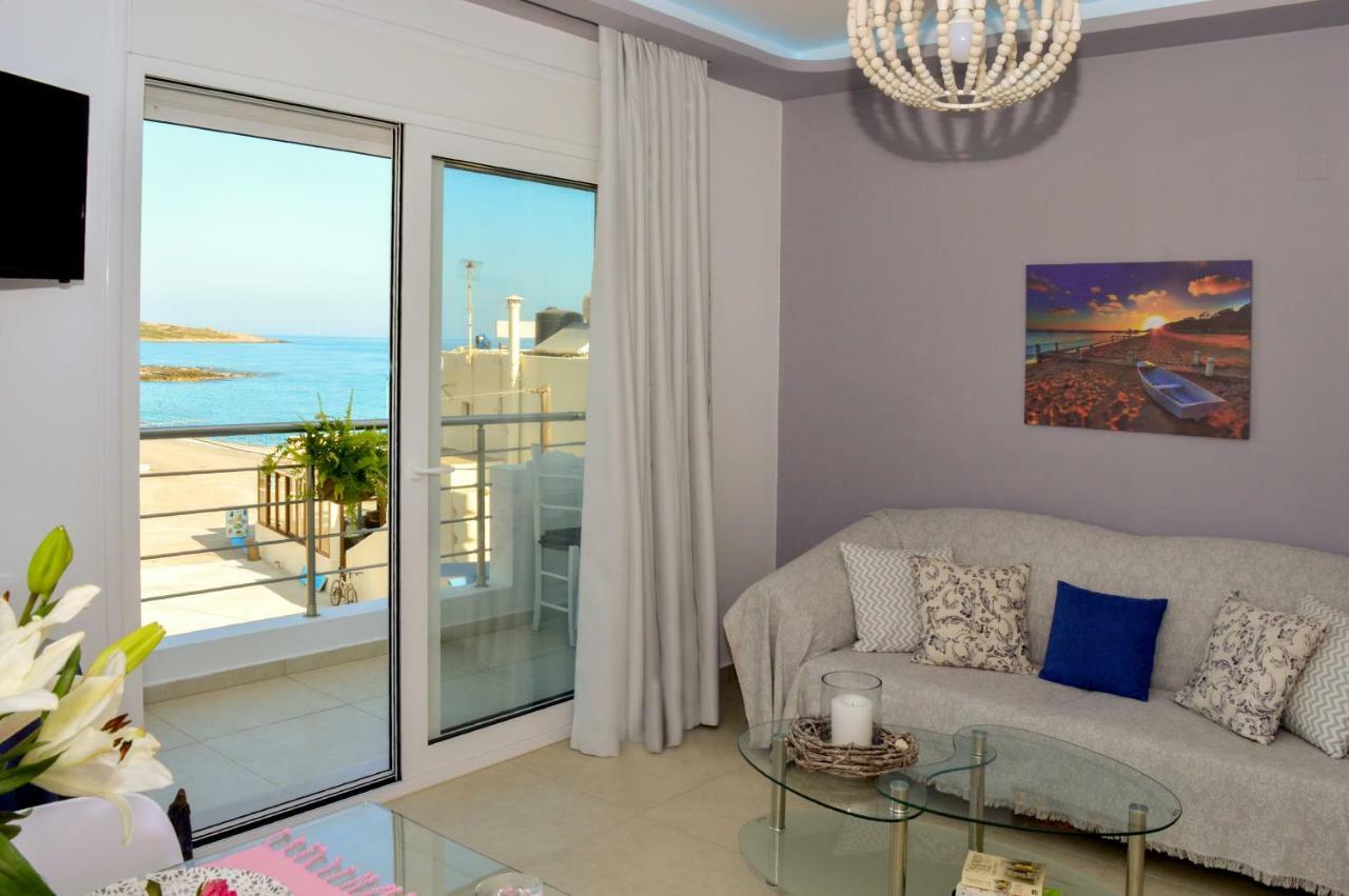 Meltemi Beach Apartments มิลาโตส ภายนอก รูปภาพ
